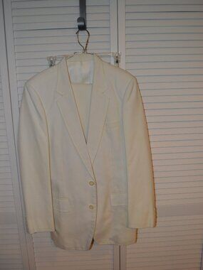 Custom Tailored White Suit